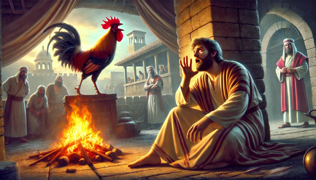 O Galo que Cantou Quando Pedro Negou a Jesus