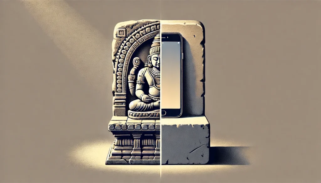 Quando o celular ocupa o lugar do sagrado