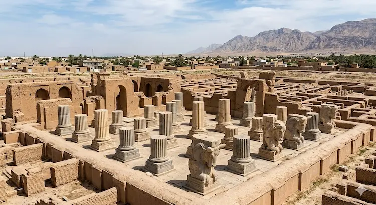 Arqueologia Bíblica: As Ruínas do Palácio de Susã (Susa) no Irã Moderno, onde Rainha Ester viveu.
